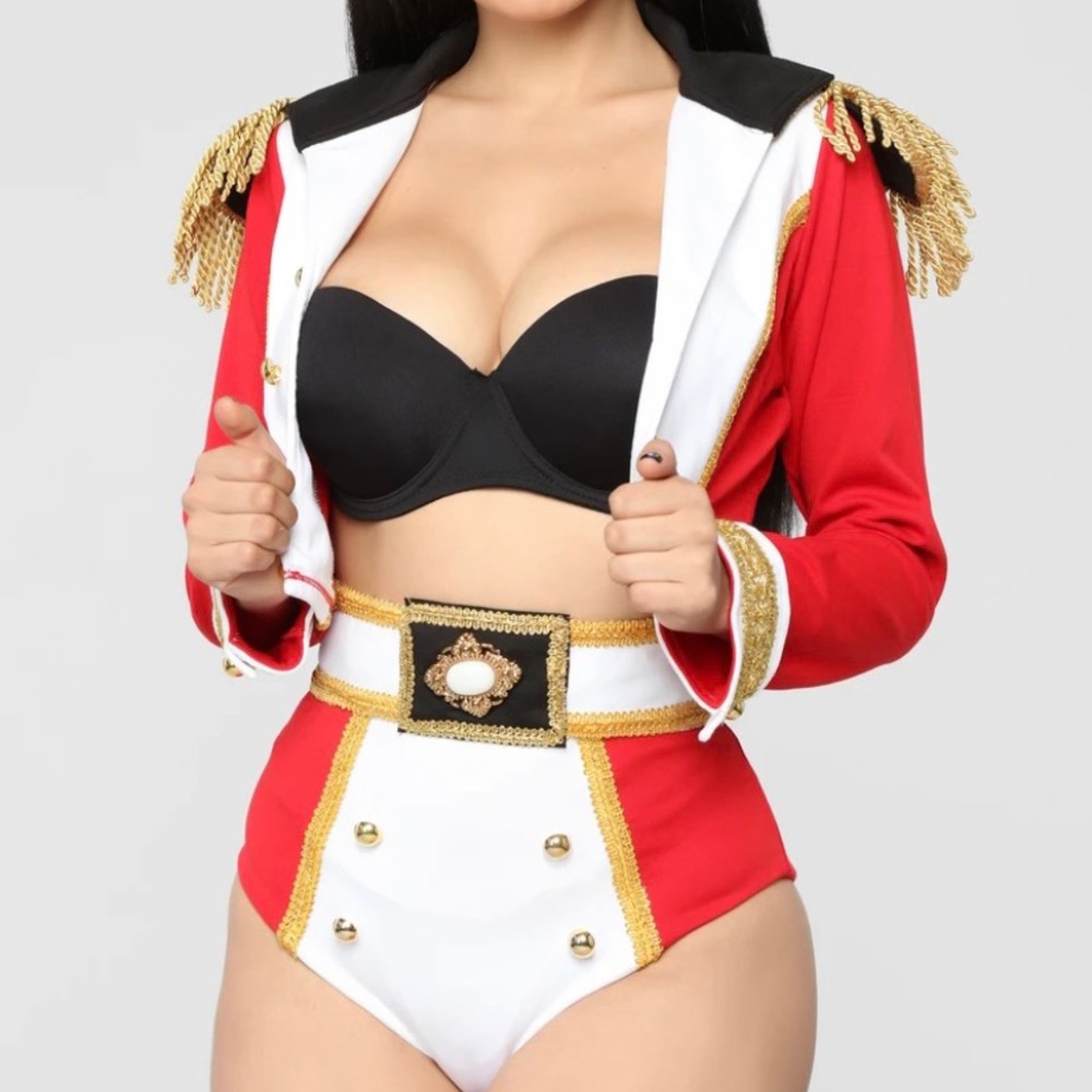 Women’s Halloween costume- Fashion Nova “ Not your Toy” costume.